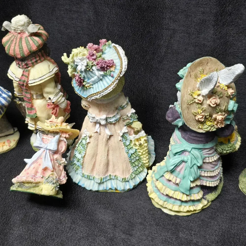 The Victorian Collection Easter Figurines Set of 8 Animal Characters VA01 - VA08